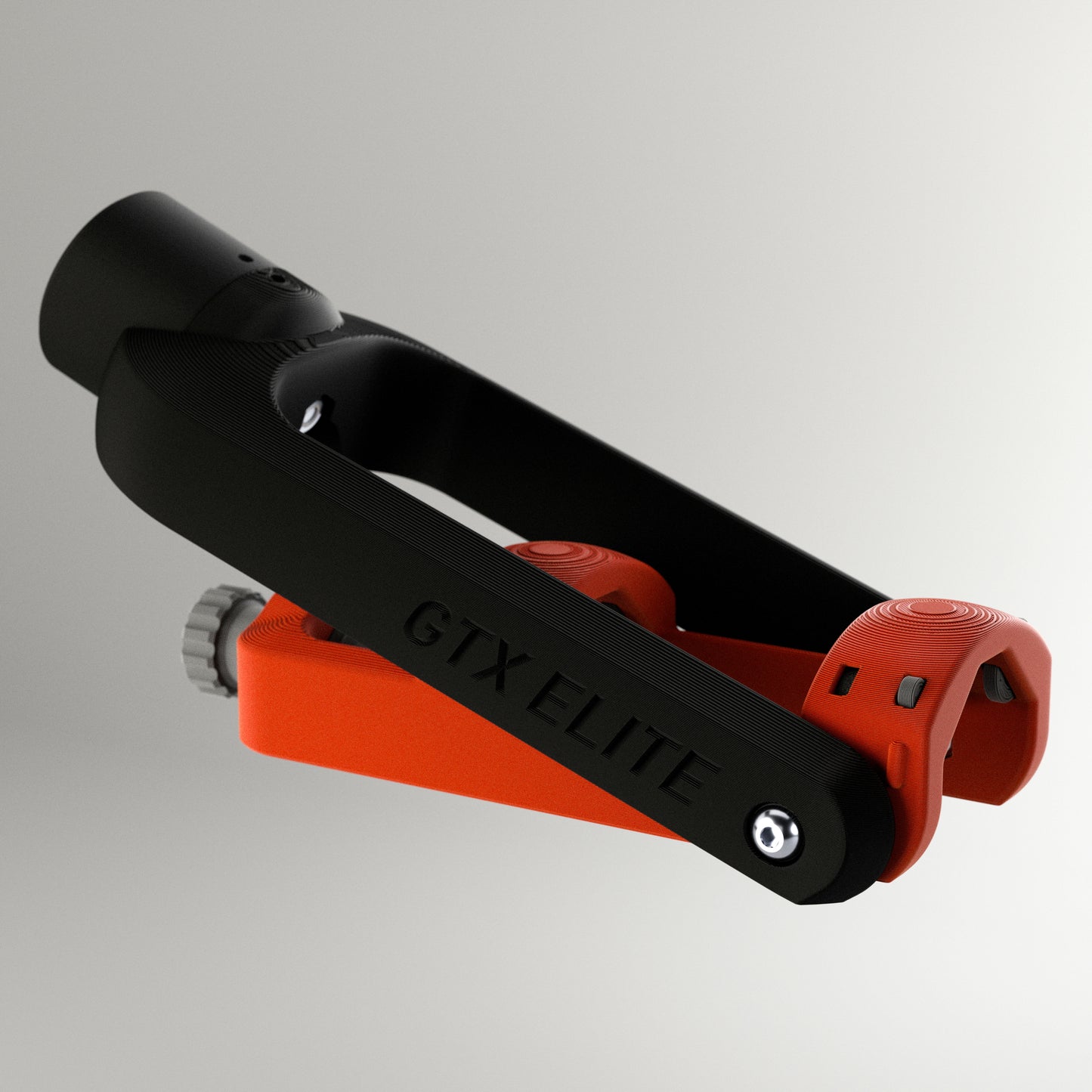 GTX Elite - Head for Curling Delivery Stick - Black / Red
